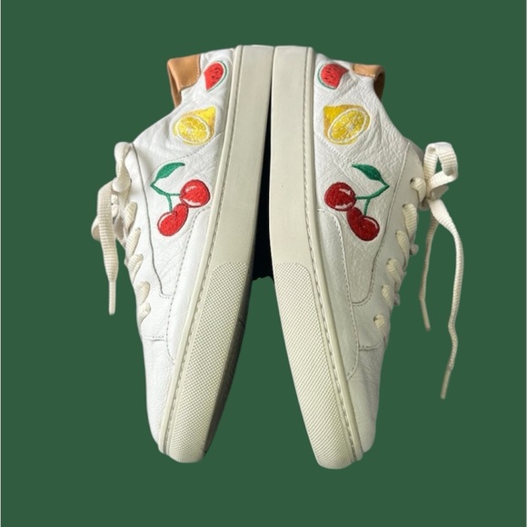🍒 Soludos Sneakers 🍒 Womens US 9 EU 40 Cherries Embroidered Low Top Trainers - Picture 10 of 10